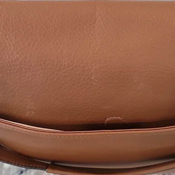 Vintage Coach 100% Leather Exceptional Condition Crossbody Handbag - Picture 6 of 12